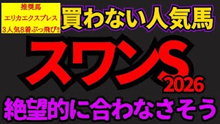 【知らないと損】スワンステークス2026危険な人気馬！条件が絶望的に合ってなさそうなあの馬に注意だ！