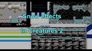 C64 Games memories - Snow effects - Bonus - Creature 2