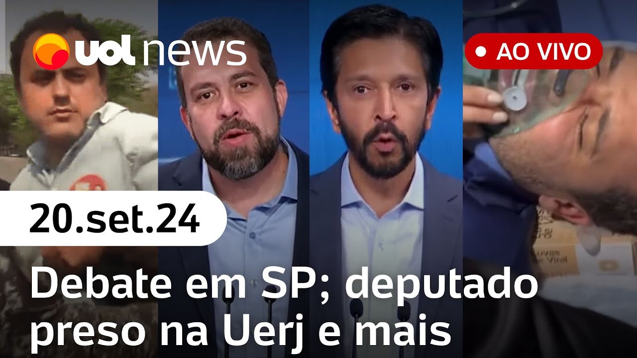 Marçal admite que armou cena em ambulância após cadeirada; Glauber Braga detido | UOL News ao vivo