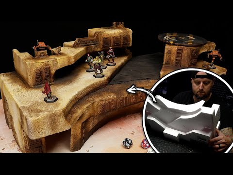 Turning TRASH into TERRAIN - Sci Fi Base from Packing Foam