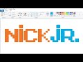 How To Draw A Pixel Nick Jr Logo Using MS Paint How To Draw On Your Computer