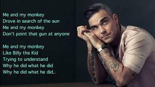 ROBBIE WILLIAMS ~ Me and my monkey {HQ 24bit V Remaster} -w/ Lyrics in English &amp; Greek-
