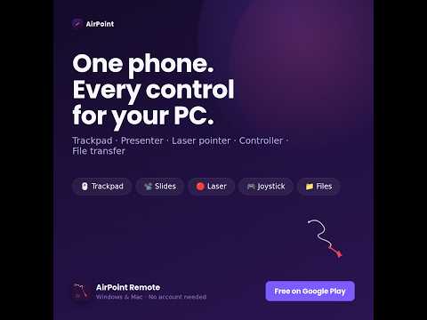 AirPoint: Presenter & Trackpad video thumbnail