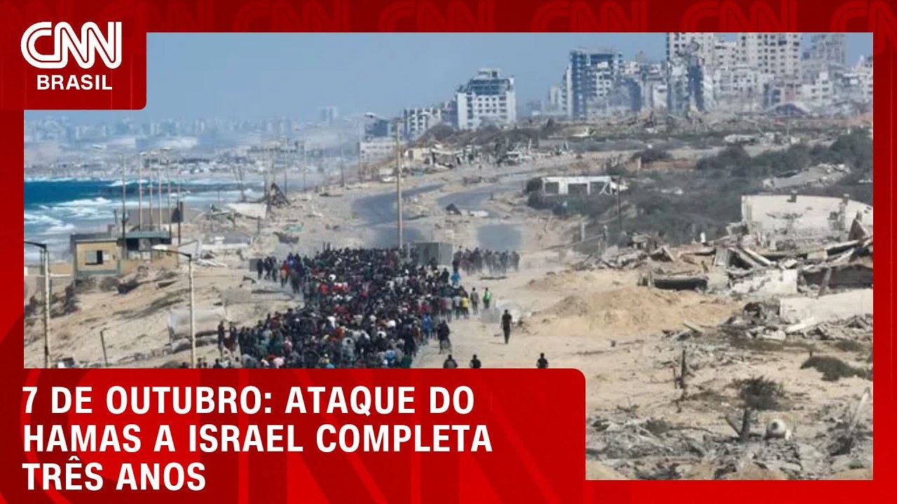 Guerra no Oriente Médio: três anos do ataque do Hamas a Israel; relembre | LIVE CNN