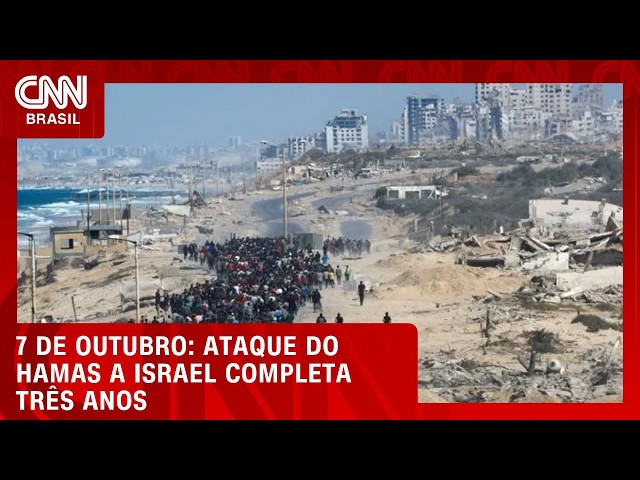Guerra no Oriente Médio: três anos do ataque do Hamas a Israel; relembre | LIVE CNN