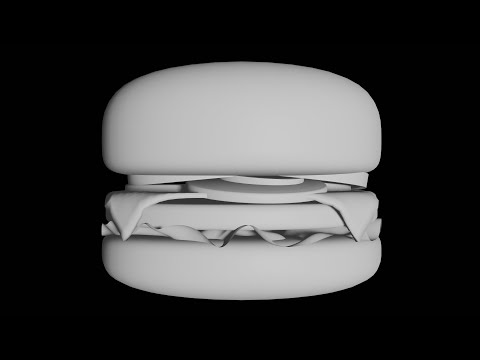 Blender Tutorial Day #52 - Making A Cartoon Style Burger Part 1