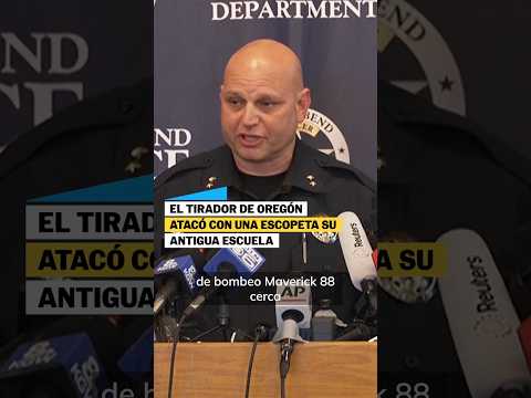 Tirador de Oregón usó una ESCOPETA para atacar su antigua ESCUELA #shorts
