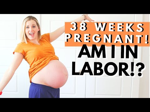 38 WEEKS PREGNANT! | My Early Labor Symptoms!