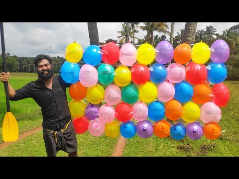 Balloon Boat Making A Fun Experiment | M4 TECH |