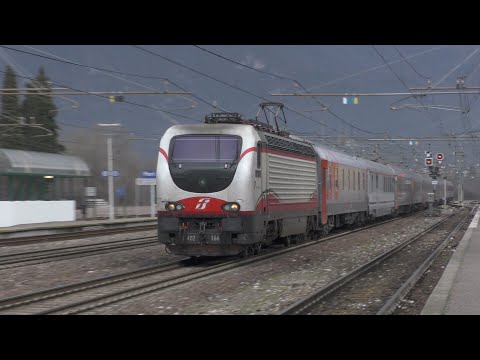 2018-03-31 La ferrovia del Brennero sul confine tra Veneto e Trentino - Stazione di Peri 5/8
