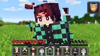 Minecraft Demon Slayer but you can Eat Mobs