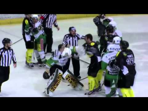 Jerry Kuhn vs Daniel Bois roughing - 13.1.2013