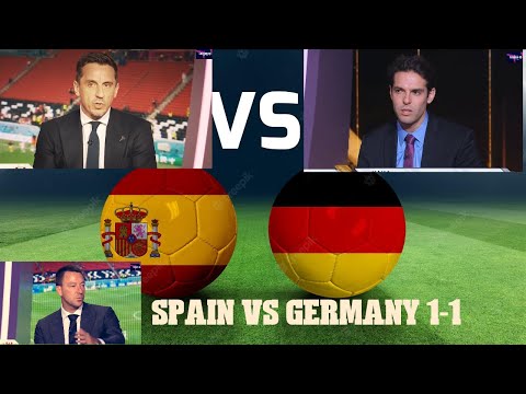 Spain vs Germany 1-1:Gary Neville,Ricardo Kaká,John Terry,Andy Gray Full Time Reactions.