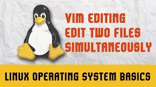 Linux Operating System Basics | VIM Editing | Edit  Two Files Simultaneously