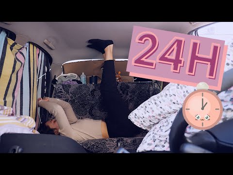 24H ENFERMÉE DANS MA VOITURE ! 😱