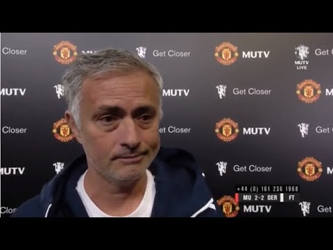 Jose Mourinho post match interview vs derby 2018