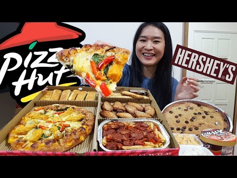 EPIC PIZZA HUT FEAST • Big Variety Box • MUKBANG • Eating Show