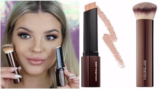 Hourglass Seamless Vanish Foundation Stick + Brush Review/Demo/First Impressions ♡ Jasmine Hand