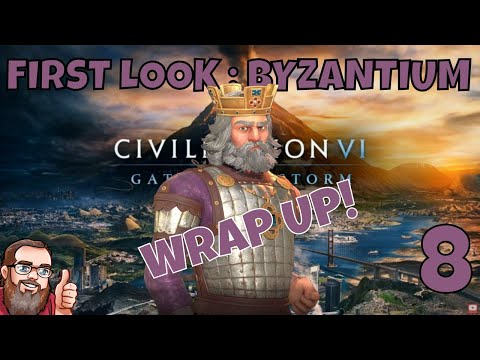 Byzantium First Look Gameplay! Civilization 6 - New Frontier Pass. Basil II Review on Deity - Ep.8
