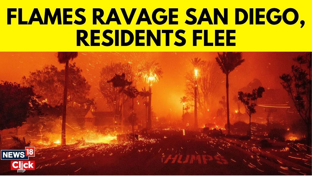 California Fire News | Brush Fire Prompts San Diego Residents To Evacuate | California Fires | N18G