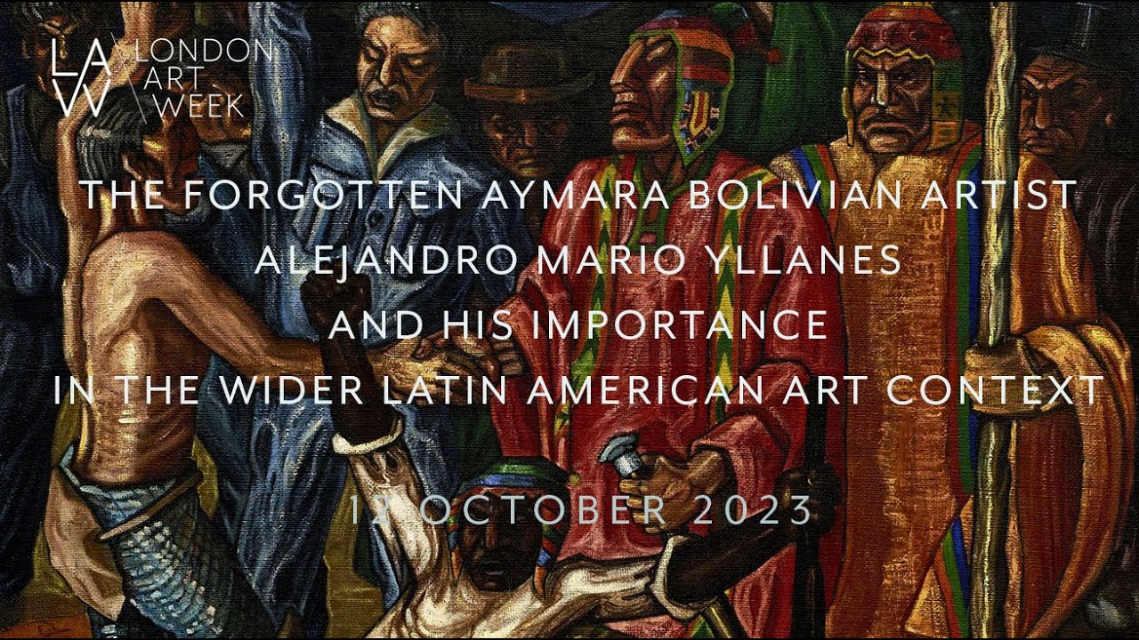 The Aymara Bolivian artist Alejandro Mario Yllanes