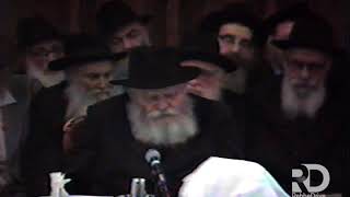Newly Restored Erev Rosh Hashanah Farbrengen