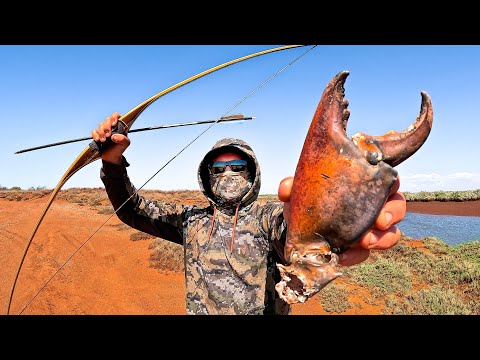 BOW n ARROW Mission - Eating Only What I Catch (Cooking on Fire)
