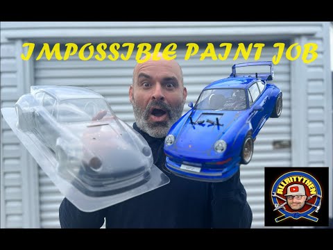 How to paint a Lexan (polycarbonate) body 911 GT2 Tamiya RC