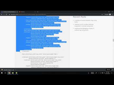 Creating an Android Weather App using Kotlin