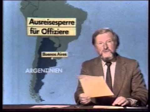 ARD 07.01.1984 Tagesschau Wilhelm Stöck