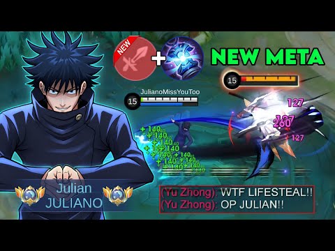 NEW JULIAN META! BEST FIGHTER EMBLEM BUILD AFTER ADJUSTMENT (INSANE DAMAGE COMBO) 😱🔥