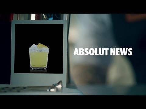 ABSOLUT NEWS DRINK RECIPE - HOW TO MIX