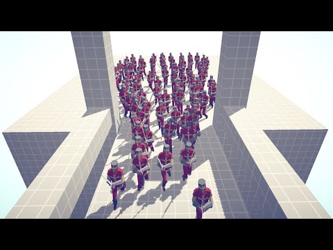100x SQUIRE vs 5x EVERY GOD SPEED - Totally Accurate Battle Simulator TABS