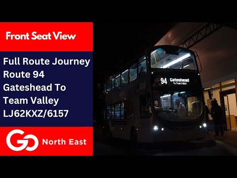 Full Route Journey | Go North East Bus Route 94 Loop - Gateshead Circular via Heworth | LJ62KXZ/6157