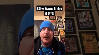 KSI vs Wayne Bridge is OFF!!! #Ksi #Bridge #Misfits #BoxingMediaHub