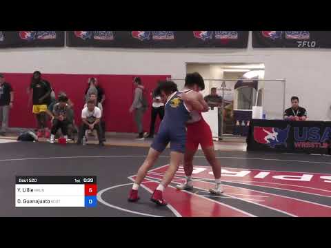 55 Kg Rr Rnd 3 - Yusief Lillie, Brunson UVRTC Vs Davian Guanajuato, Southern Illinois Regional Tra