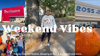 Fall festival, pumpkin carving, shopping at Ross and Burlington, Sundays with family and more..