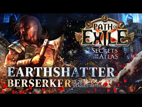 THE BEST Meta Build for 3.26 - Earthshatter Berserker w/ imExile [PoE 3.26]