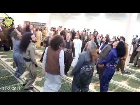 Dervishes of the Qadiriyya Wlianyyah at the holy tomb of Sheikh Kak Ahmed Suleimani Al-Kurdi