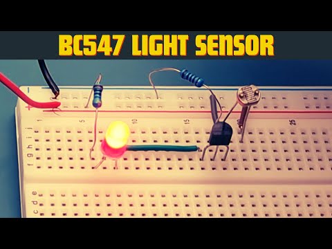 How to Make Light Sensor and Darkness Detector With BC547