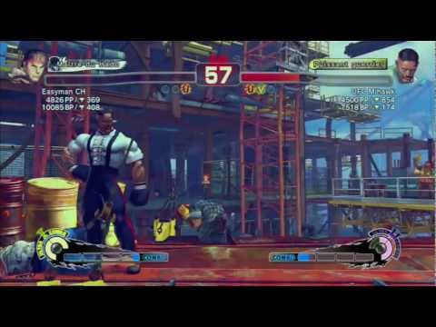 SSF4 AE 2012: Easyman CH ( Ryu ) VS UFC Mihawk ( Dudley )