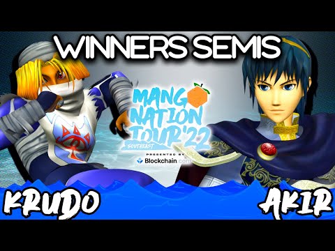 Krudo vs Akir - Winners Semis - Mang0 Nation Tour '22 Southeast