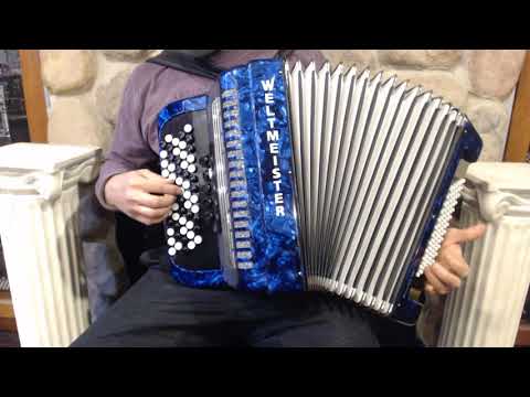 WELTROM603BBL - Blue Weltmeister Romance 603 Chromatic Button Accordion B LMM 60 72 $2499