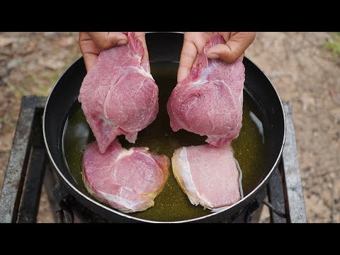 Crispy Pork Cutlet Cooking Recipe | How to Make Deep Fried Pork Chops