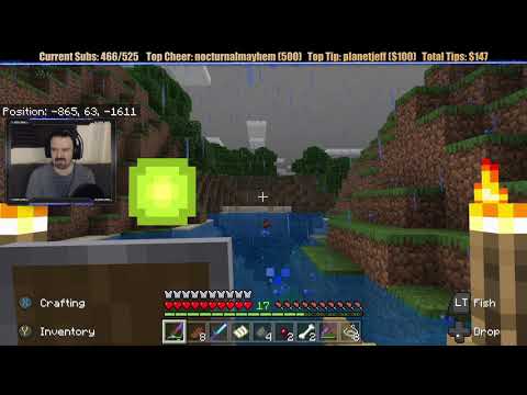 Minecraft "Chill Stream" July 14, 2019 pt2 - Some Serious Villager Commerce