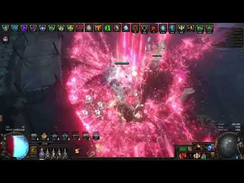 [POE 3.22] Transcendence Armour Stacker (Lightning Strike) Facetanking Wave 30 Simulacrum