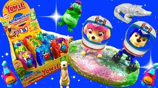 Paw Patrol Travel into Space to Find Yowie™ Surprise Inside Chocolate Toys!