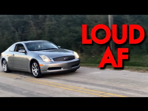 Installing Test Pipe On My G35! (Test Pipes + Muffler Delete)