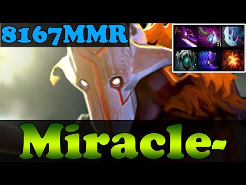 Dota 2 - Miracle- 8167MMR TOP 1 MMR IN THE WORLD Plays Juggernault vol 4 - Ranked Match Gameplay