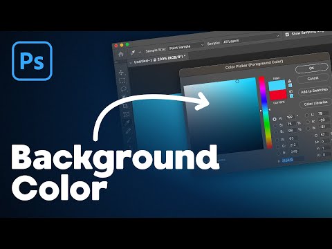 How to Change Background Color in Photoshop